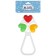 A rattle on the stick "hearts", species mix