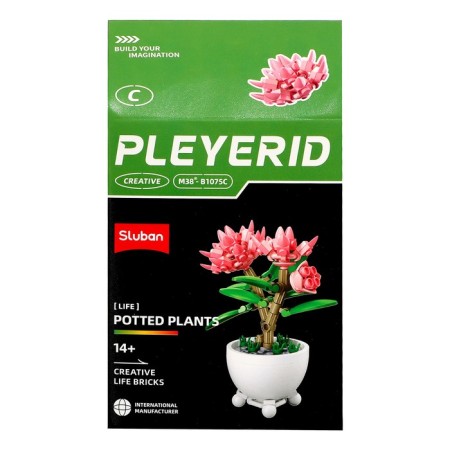 Designer "Flowers in a pot", 6 species, mix-7