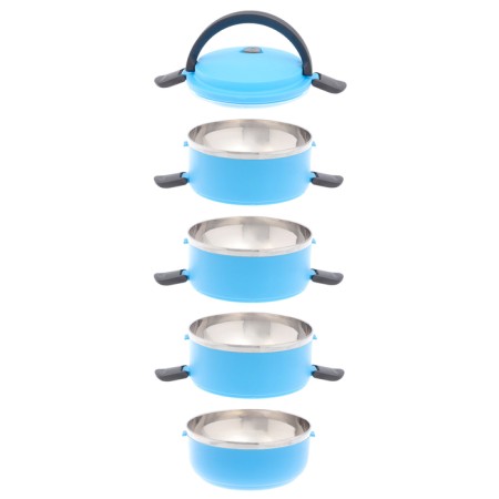 Lunch-Box "Dolyana", 2 l, retains heat 3 hours, 14 x 26 cm, blue-2