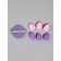 Set of sponge d/makeup 7 pcs: drop 6 pcs, 1 flat down in the layer foot Latex mix qf
