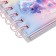 Notebook Gift Book on the comb 80l, line, color block, cover. 3D anime (10.2x10.5cm) 10539