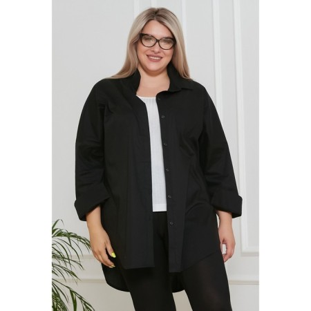 Female shirt, size 54, black color