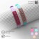 Bracelets "Demetrons" Silicone, Friend, Mix color, 20 size