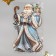 Room Decor volumetric sticker "Santa Claus in a blue fur coat" 24x41 cm