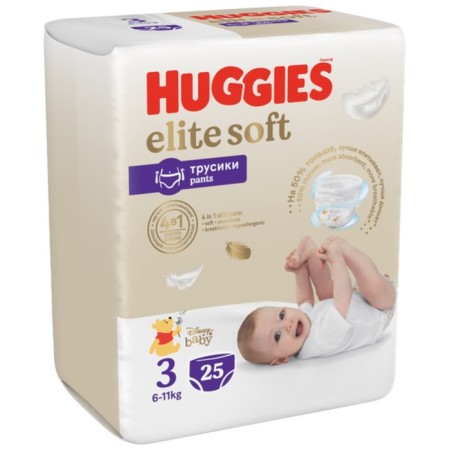 Huggies Elite Soft 3 (6-11kg), 25 pcs-1