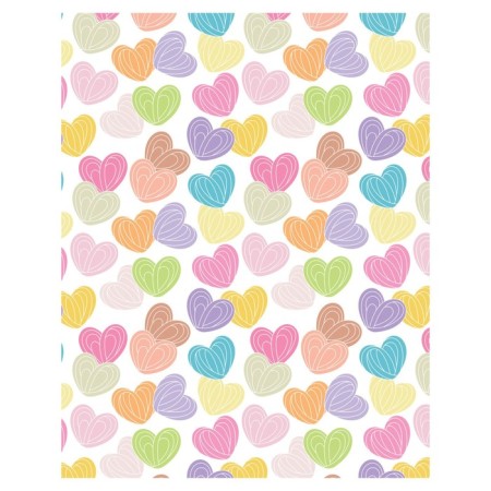 Pillow Roller "Caramel hearts, decorative, size 16x45 cm-1
