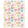 Pillow Roller "Caramel hearts, decorative, size 16x45 cm
