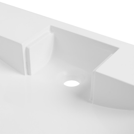 Sink Zein Aurora V56D1, on the washing machine, 600x600x105 mm, brackets-2