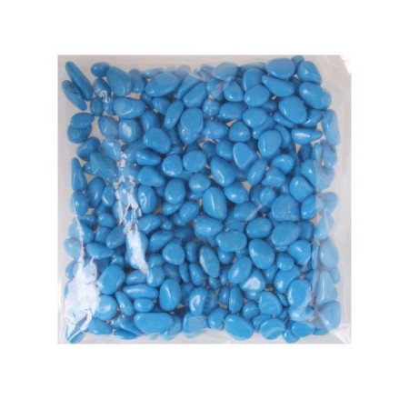 Soil for the aquarium "Galki Color, Blue" 800g FR 8-12 mm-1