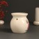 Aroma lamp ceramics "feel energy" white 7.2x7.2x7.8 cm