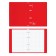 Notebook on rings A5 100 sheets of Erichkrause IQ Fineline Classic Plastic Cover Red, OFSET 80 g/m², White is 100% mix