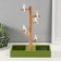 Souvenir tree stand for jewelry "Birds on a tree" Green 24x12x32 cm