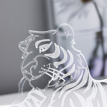 Tiger lamp Led RGB from the network-5