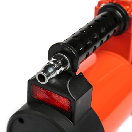 Automobile compressor "AGR-50 aggressor", metal, 12V, 280W, performance 50 l/min, adapters for pumping boats, bag-3