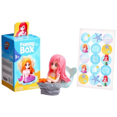 Funny Box game set, mermaids, mix-2
