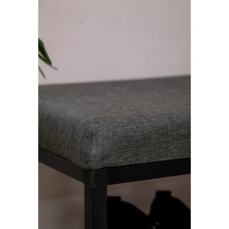 Shoe Puf, 800x300x895, Black MuAu/Tekna tissue 9-3