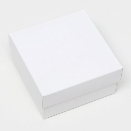 The box is folding, the lid is, white, 10 x 10 x 5 cm-1