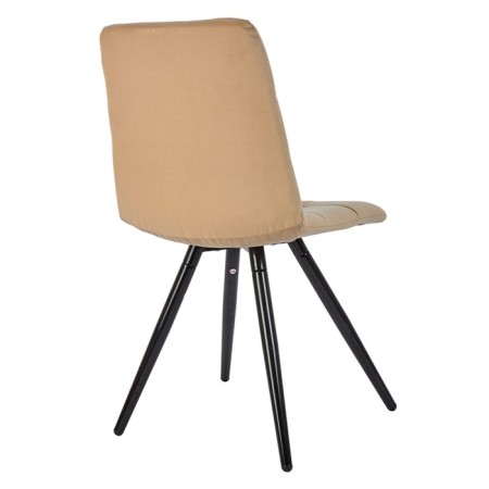 Dining stool Polini Home Berlin SM, beige-black color-2