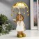 Souvenir Polystone "Angel Princess with an asterisk under the umbrella" MIX 20.5x11x11 cm
