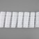 Curtain tape fixed assembly, matte, 6 cm, 50 ± 1 m, white color