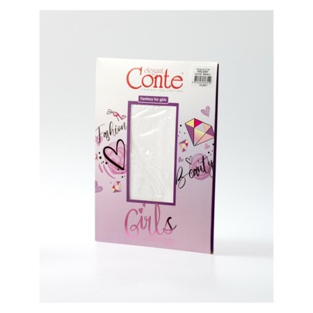 Baby Microfibers with Lurex Contte Elegant Holid, height 128-134 cm, color Bianco-2