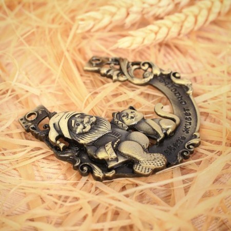 Horseshoe Brownie "Happiness lives here", 7 x 7 cm-3