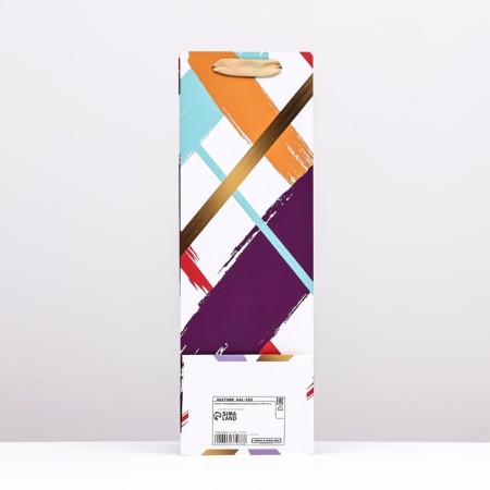 Laminated package for a bottle, 12 x 9 x 36 cm-1