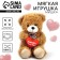 Soft toy "Happiness is you", Bear, Mix