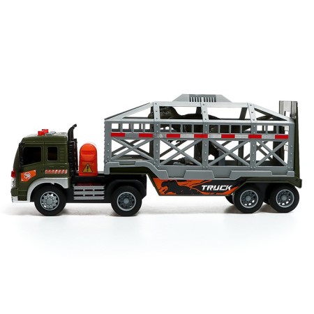 Dino Assistance truck, 1:16, with a dinosaur, light, sound, inertia-1