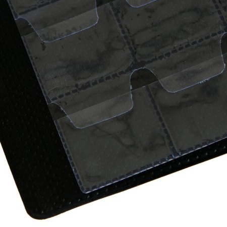 Album for coins 125 x 185 mm Calligrata "Combi" for 102 coins, 8 sheets, PVC cover, brown-4