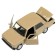 Metal machine "VAZ -2101", retro - model "Kopeik", doors, trunk, inertia, 12 cm, beige are opened