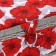 Casket for needlework "Red poppies on white" 24x16x11 cm