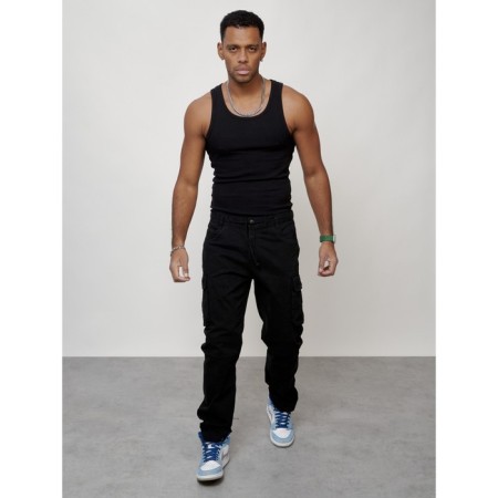 Cargo jeans, size 44-46, black color-10