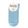 Women's socks mini cotone, size 39-41, color Blu CHIRO