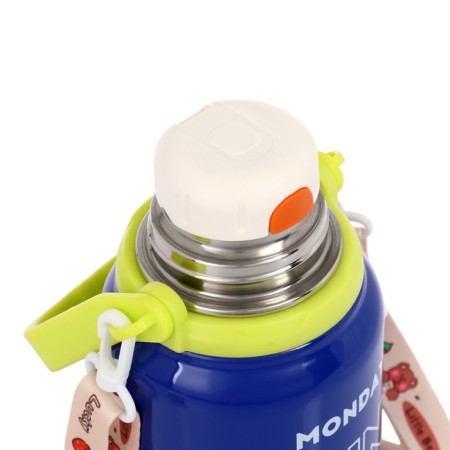 Thermos, 1 l, coffee cup, retains heat 10 hours, blue-3