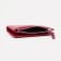 Women's wallet on the button, red color