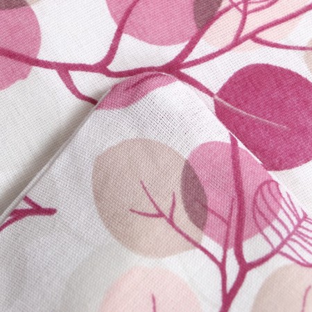 Crystick 1.5 joint venture and I "Eucalypt" color pink, 147x210 ± 3, 100% cotton, calico, 120 g/m-2