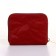 Women's wallet with lightning, red color