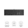 Keyboard A4Tech FSTYLER FX60H Gray USB Slim Led (FX60H GREY/White)
