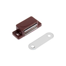 Magnet furniture tundra M001BR, 41x13 mm, small, brown color, 1 pc.