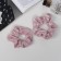 Hair elastic band "Orbit" (set 2 pcs) Ariadne strip shine, 9 cm, pink