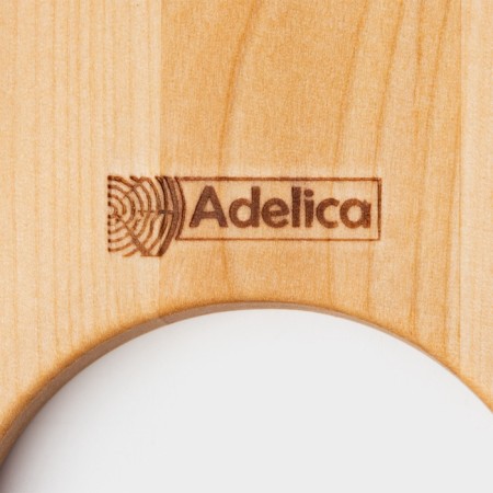 Table - ADELICA Wine, with a menage and folding legs, 2 persons, d = 32 × 1.8 cm, birch-8