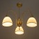 Dapiye chandelier 3he27 40W gold 57x57x40 cm Bayerlux