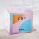 Ceramic mug with a wooden lid and spoon "Panda", 350 ml, color and pattern mix
