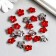 Buttons plastic for creativity 1 Process "Rhuba flower" set 20 pcs d = 1.2 cm