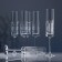 A set of crystal glasses for champagne, 120 ml, 6 pcs