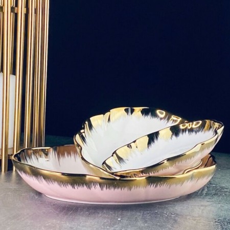 Set of dishes lenardi, porcelain, 3 pcs