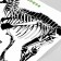 Sticker Plastic Interior Black Tyranosaurus 50x70 cm