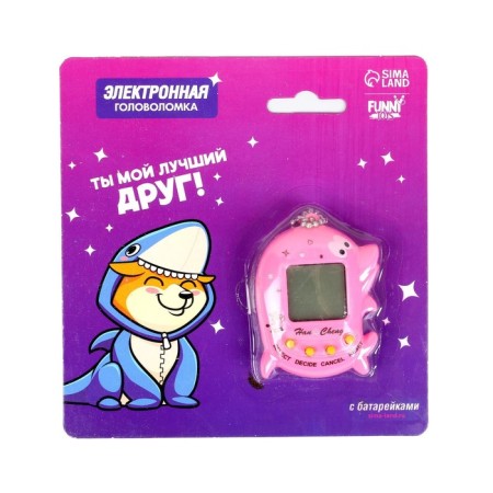 Electronic game "You are my best friend", 168 characters, Mix colors, on a blister-9