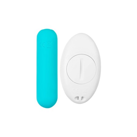Vibroopul A-Toys TNIM, 6.5 cm, silicone, blue color-2